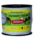RUBAN FARMER T20-W 20MM BLANC 4 INOX 200M