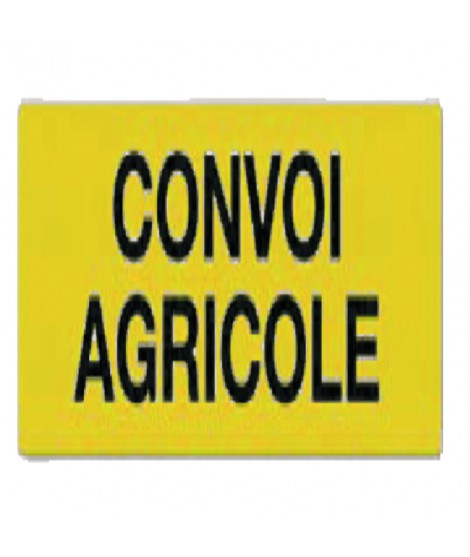 PANNEAU CONVOI AGRICOLE CLASSE 2 1200x400MM ALUMINIUM