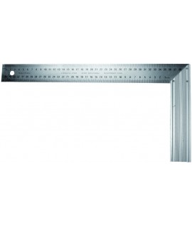 EQUERRE DROITE ET ONGLET INOX 400MM